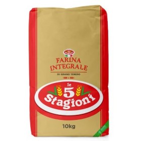 FARINA GRANO TENERO INTEGRALE FINA KG10